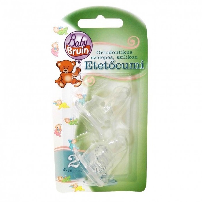 Baby bruin etető cumi szilikon 2db-os