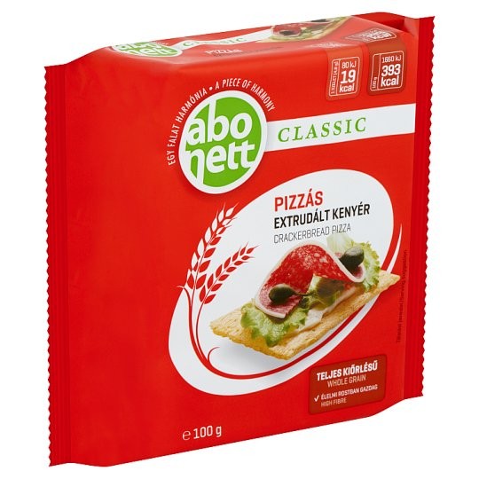 Abonett extrudált kenyér pizzás 100g    