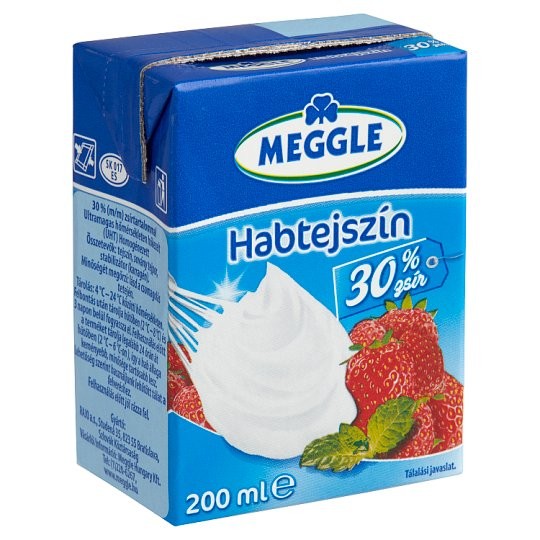 Meggle habtejszín UHT 200ML