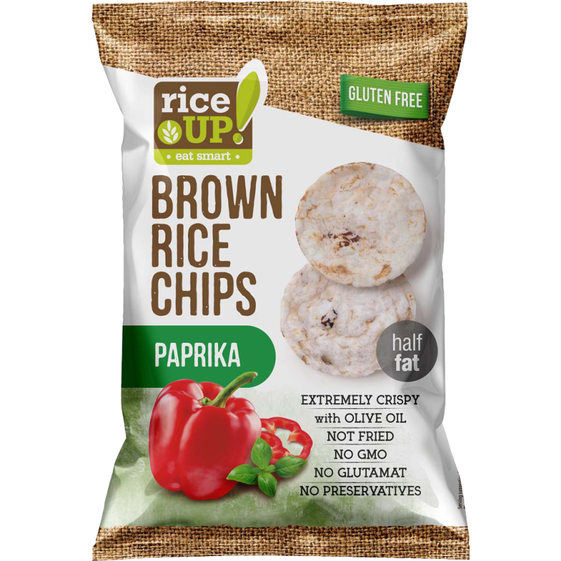 Rice Up Rizs Chips Paprikás 60g
