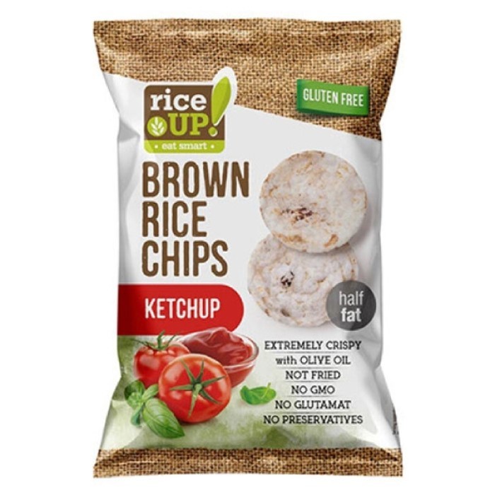 Rice up ketchup rizs chips 60g