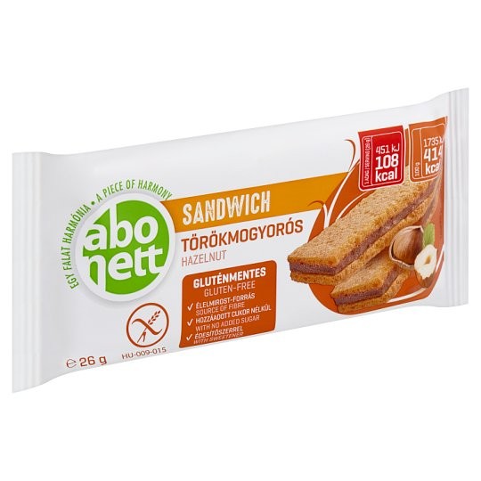 GLUTÉNMENTES ABONETT SANDWICH TÖRÖKMOGYO
