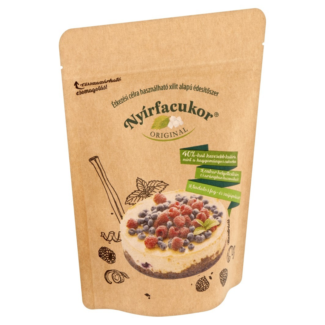 Nyírfacukor visszazárható tasakban 200g