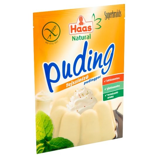 Haas gluténmentes tejszínízű puding 40g
