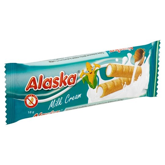 Alaska Gluténmentes tejkrémes kukorica rudacska 18g