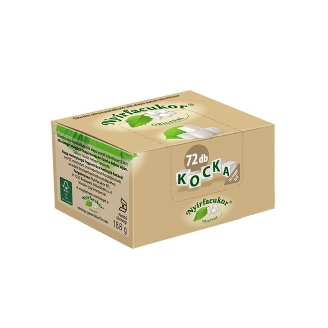 Nyírfacukor kocka 188g