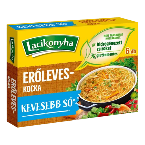 Lacikonyha Erőleveskocka 60g sócsökk.   