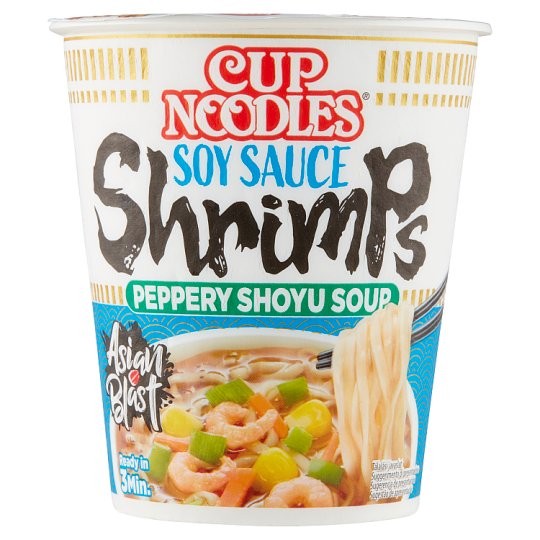 Nissin Cup Noodles szószos garnélarák 63g