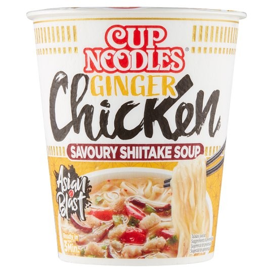 Nissin Cup Noodles gyömbéres csirke 63g   