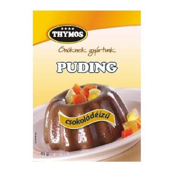 Thymos csokoládé ízű puding 45g