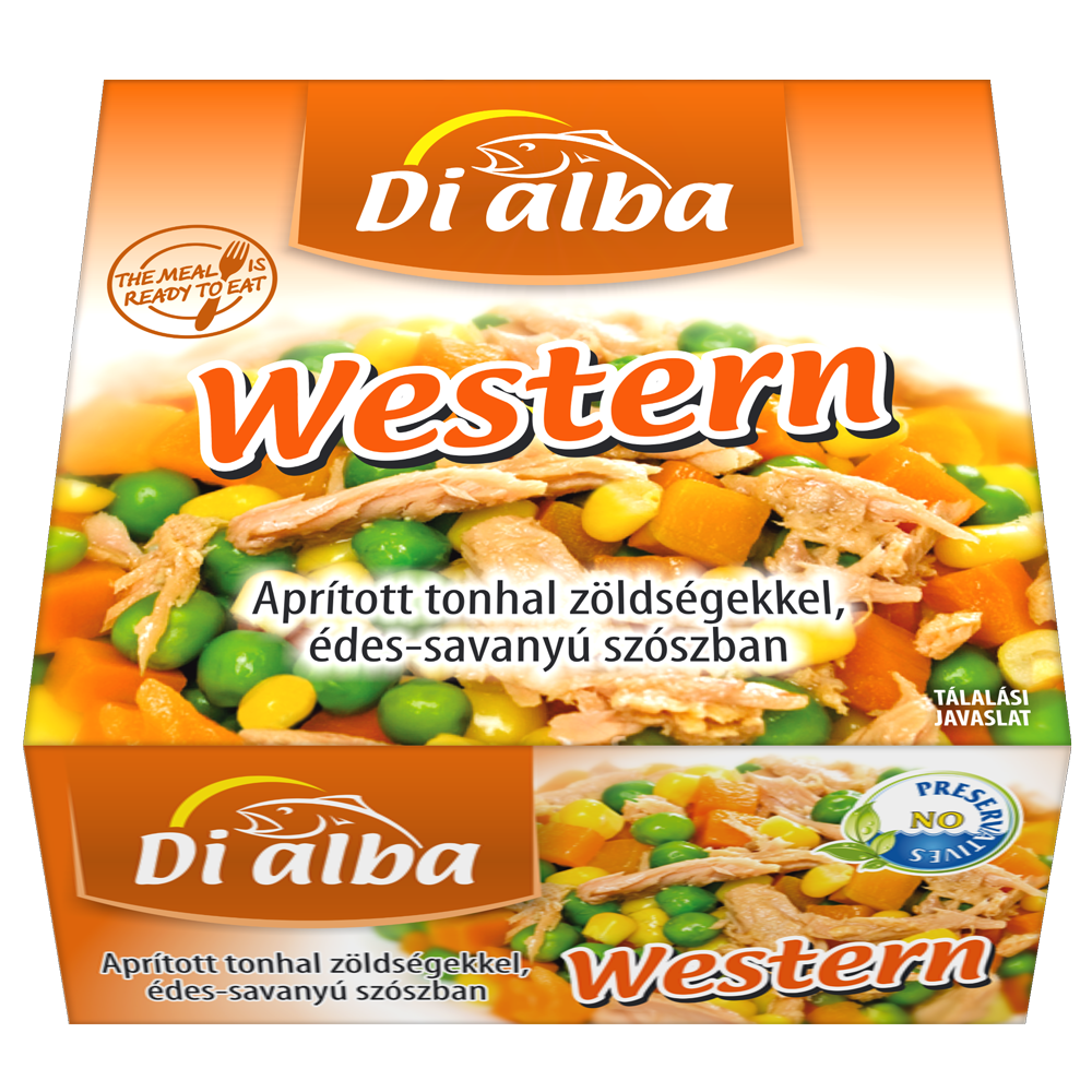Di alba Western édes-savanyú tonhal saláta 160g