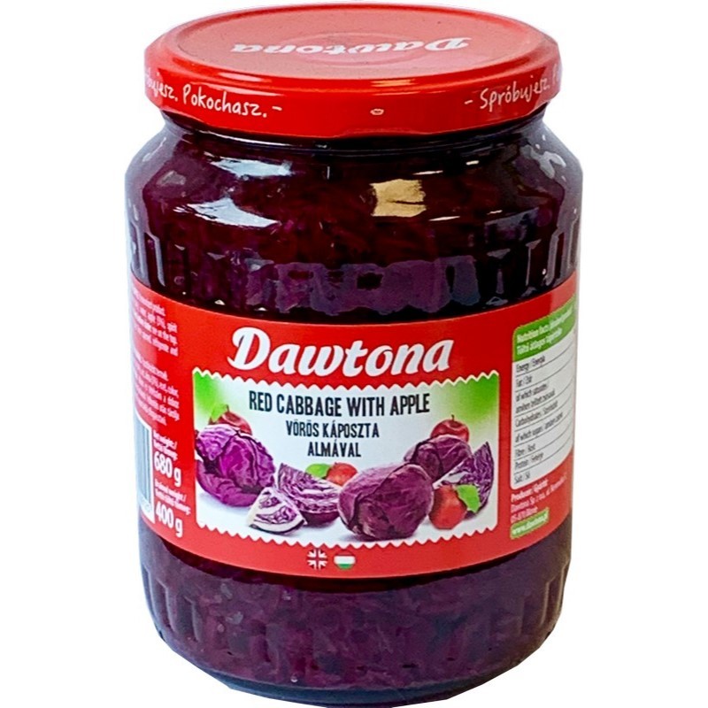 Dawtona vörös káposzta almával 500g