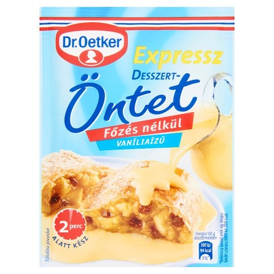 Dr.Oetker Expressz vanília ízű desszert öntet 39g