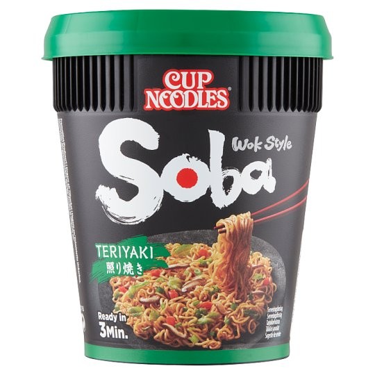 Soba poharas tésztaétel teriyaki 90g    