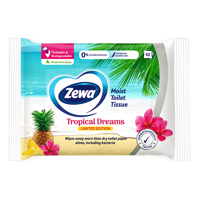 Zewa Trópusi nedves wc papír 42db