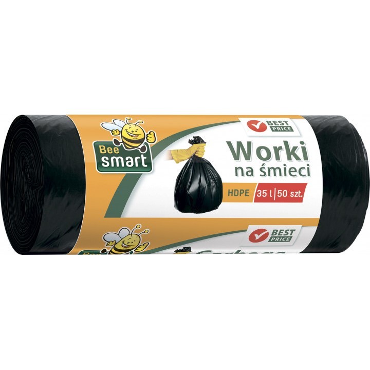 Bee smart szemeteszsák HDPE 35l