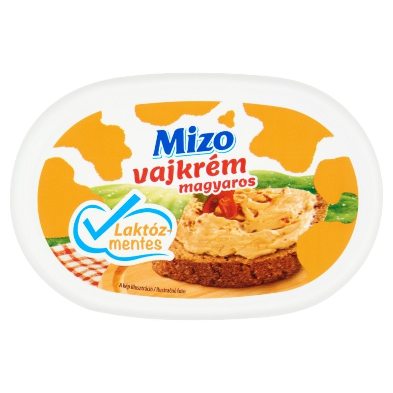 Mizo laktózmentes vajkrém magyaros 200g