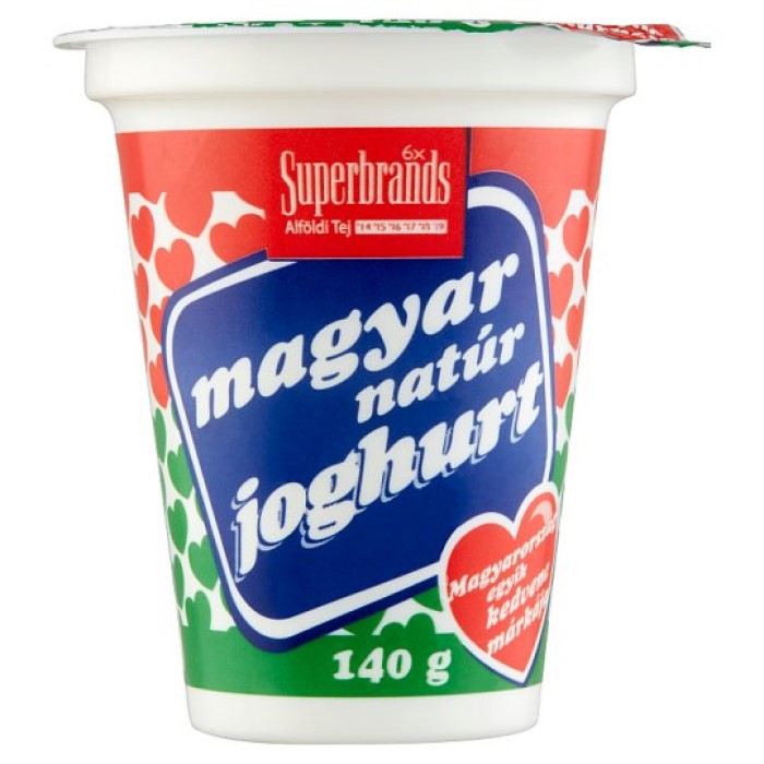 Alföldi Tej Magyar joghurt natúr 140g   
