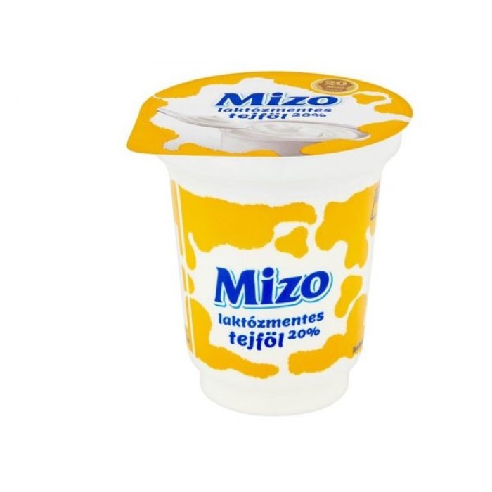 Mizo laktózmentes tejföl 20% 150g