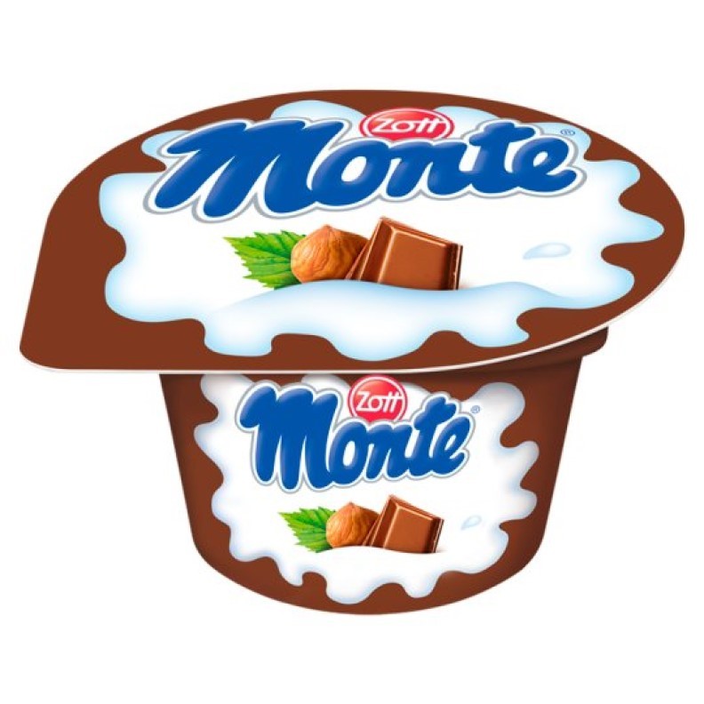 Zott monte 150g csokoládés mogyorós     