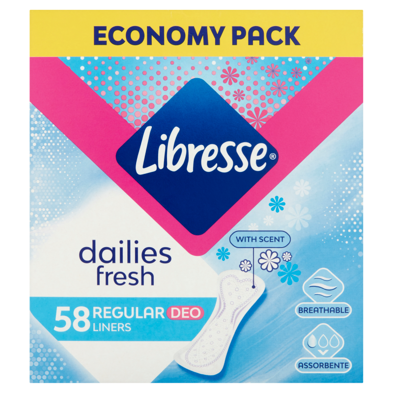 Libresse tisztasági betét Normal Deo Fresh 58db
