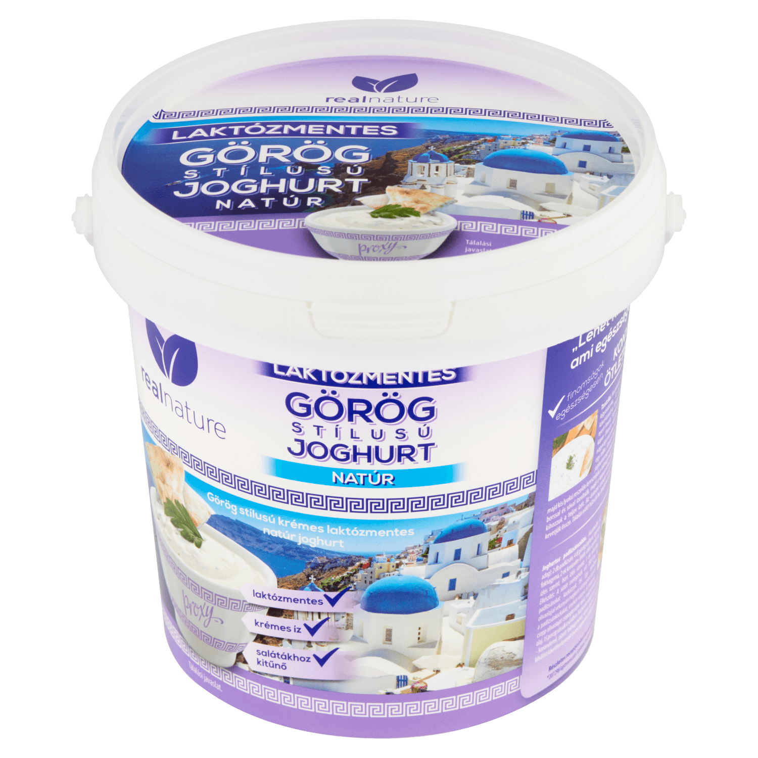 Realnature laktózmentes görög joghurt 1kg