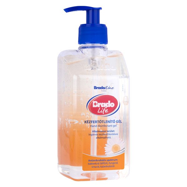 Bradolife kézfertőtl.gél 500ml kamilla
