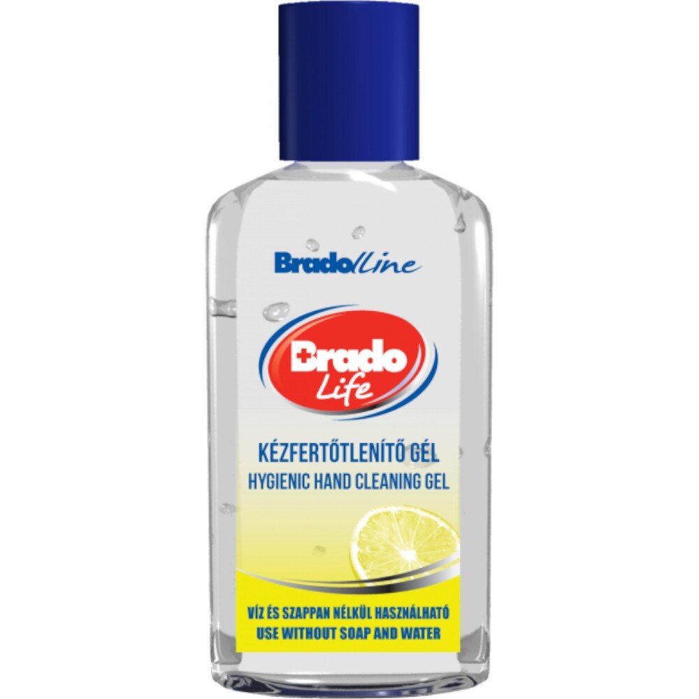 Bradolife kézfertőtlenítő gél 50ml cit.