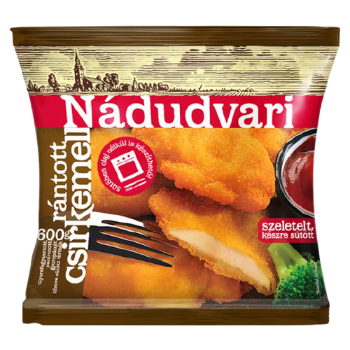 Nádudvari fagyasztott rántott csirkemell 600g
