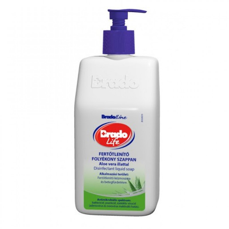 Bradol.Fertőtlenítő foly. szappan 350ml