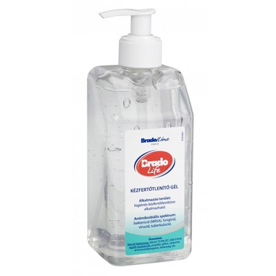 Bradolife kézfertőtlenitő gél 500ml