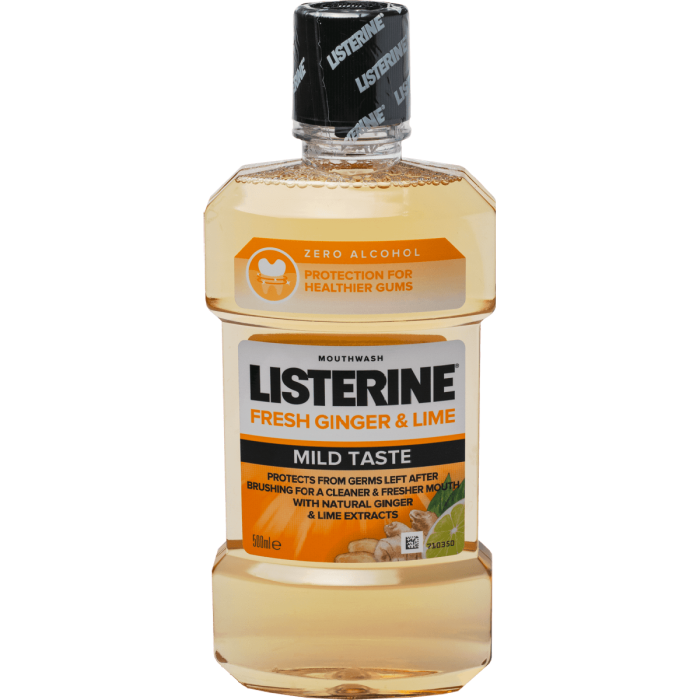 Listerine Ginger&Lime szájvíz 500ml