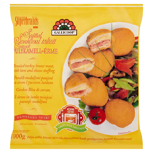 Gallicoop sajttal-sonkával töltött érme 1kg