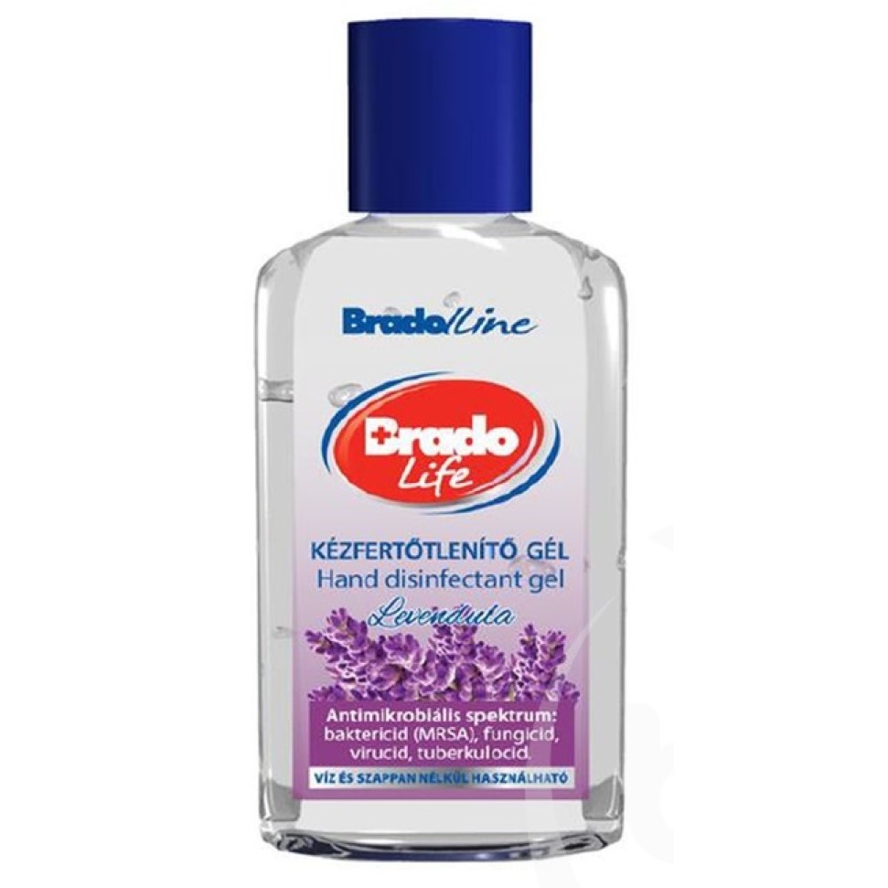 Bradolife kézfertőtlenítő gél 50ml leven