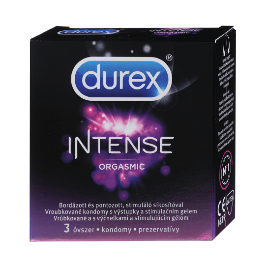 Durex óvszer 3db Intense Orgasmic