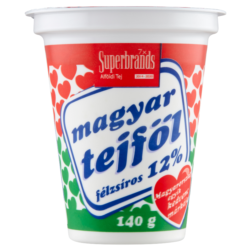Alföldi Tej Magyar tejföl 12% 140g