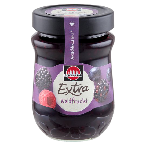 Schwartau erdei gyümölcs extra dzsem 340g