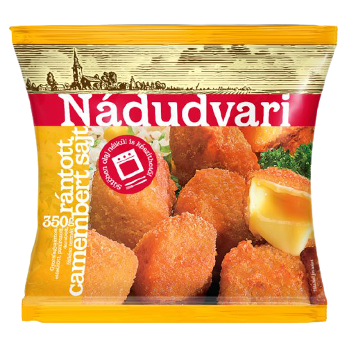 Nádudvari fagyasztott rántott camembert sajt 350g           
