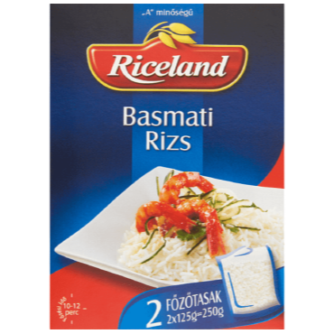 RICELAND BASMATI RIZS 2X125G