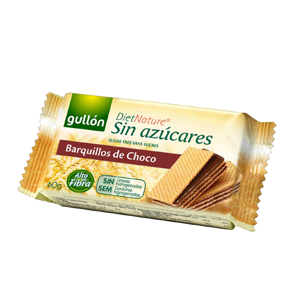 Gullón cukormentes kakaós nápolyi 60g