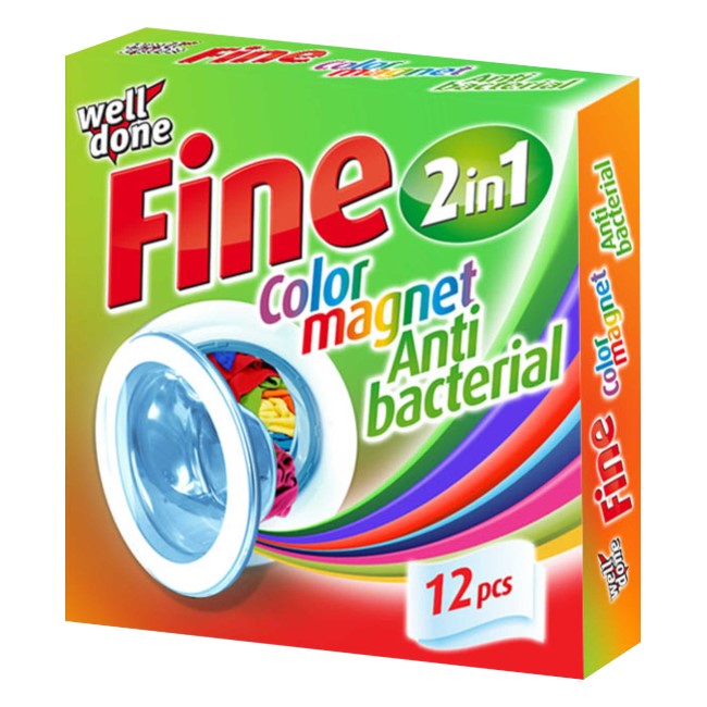 WD Fine Színvédő kendő-Antibakt.12db