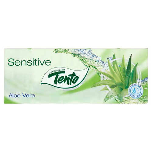 Tento papírzsebkendő aloe vera  10*10