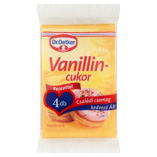 Dr. Oetker vanillincukor családi csomag 4x8g