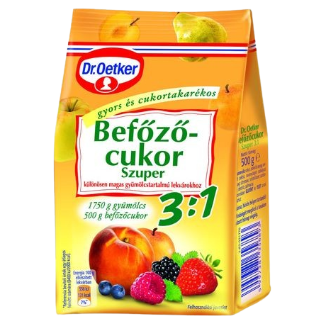 Dr. Oetker befőzőcukor 3:1 500g