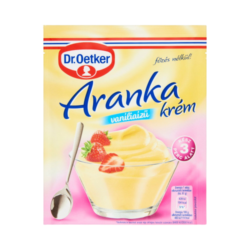 Dr. Oetker Aranka vanília ízű krém 68g