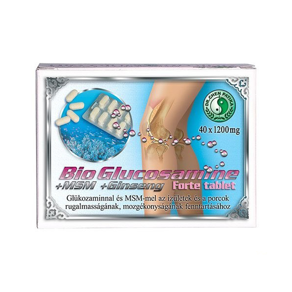 Dr.Chen Bio glucosamine+msm+ginseng 40db