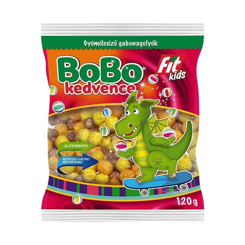 Bobo Kedvence gluténmentes,gyümölcsös gabonagolyók 120g