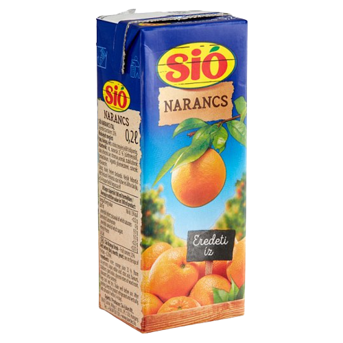 SIO Narancs 12% Új 0,2l TETRA