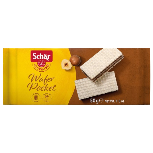 Schar wafer pocket mogyorós ostya 50g