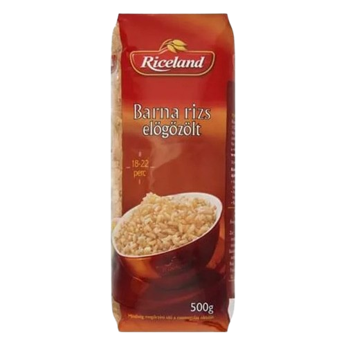 RICELAND BARNA ELŐGŐZÖLT RIZS 500G      